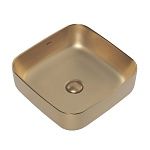 Раковина накладная ABBER Rechteck AC2211MMG золото матовое-2