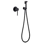 Смеситель ABBER Emotion AF8825B с гигиеническим душем, черный матовый-2