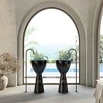 Раковина отдельностоящая прозрачная ABBER Kristall AT2703Onyx-4