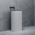 Раковина отдельностоящая ABBER Stein AS2551-H белая матовая-4