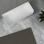 Ванна из искусственного камня ABBER Stein AS9617 белая матовая-3