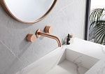 Смеситель ABBER Wasser Kreis AF81122MRG для раковины скрытого монтажа, розовое золото матовое-2