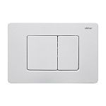 Кнопка смыва ABBER AC0120MW белая матовая