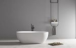 Акриловая ванна ABBER AB9241MW белая матовая-2