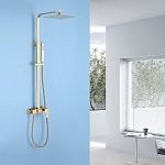 Душевая стойка ABBER Daheim AF8220G без излива, золото матовое-2