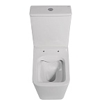 Унитаз ABBER Rechteck AC1210 компакт белый, безободковый-8