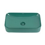 Раковина накладная ABBER Rechteck AC2204MBG зеленая матовая-3