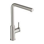 Смеситель для кухни FLAVIS с выдвижным изливом сатин-2