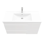 Тумба подвесная ATLAS 100 под умыв-к Creavit Su 100, белый матовый, LA-WCAB-100-122-3