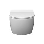 Унитаз подвесной LAPARET Accord с сиденьем микролифт белый с1-3