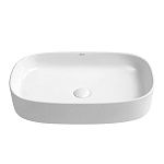 Раковина накладная ABBER Rechteck AC2209 белая-2