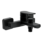 Смеситель для ванны CITY с лейкой черный-5