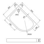Душевой поддон Gemy ST18 L-2