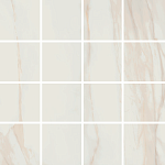 Мозаика керамическая полированная MARBLES MALLA TRESANA Blanco (7х7) 30x30 см