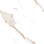 Calacatta Sharp Gold Керамогранит белый 60х60 Полированный-13