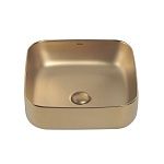 Раковина накладная ABBER Rechteck AC2211MMG золото матовое-4