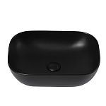 Раковина накладная ABBER Rechteck AC2200MB черная матовая-2