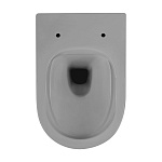 Унитаз ABBER Bequem AC1103MG подвесной серый матовый, безободковый-6