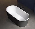 Акриловая ванна ABBER AB9209MB черная матовая-4