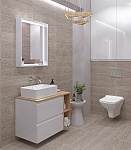 Комплект CREA SQUARE CO DPL EO slim + LINK PRO + TWINS хром глянцевый-14