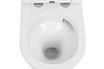 Унитаз ABBER Bequem AC1102T подвесной белый, безободковый, смыв торнадо-9