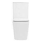 Унитаз ABBER Rechteck AC1210TMW компакт белый матовый, безободковый, смыв торнадо-6