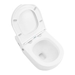 Унитаз ABBER Bequem AC1115P приставной белый с импульсным смывом-8