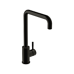 Смеситель для кухни COMO с п-образным изливом черный