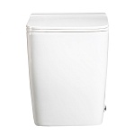 Унитаз ABBER Rechteck AC1212P приставной белый с импульсным смывом-4