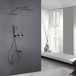 Душевая система ABBER Rund AF8717NG скрытого монтажа с изливом, никель-2