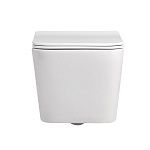 Унитаз ABBER Rechteck AC1201MW подвесной белый матовый, безободковый-5