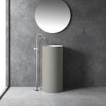 Смеситель ABBER Wasser Kreis AF8141 напольный для раковины, хром-2