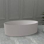 Ванна из искусственного камня ABBER Stein AS9627 белая матовая-2