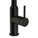 Смеситель для кухни FLAVIS с выдвижным изливом черный-3