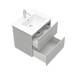 Тумба подвесная ATLAS 80 под умыв-к Creavit Su 80, кашемир матовый, LA-WCAB-80-125-3