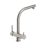 Смеситель для кухни CREA однорычажный с подключением фильтра сатин-5