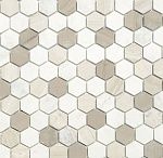 Шестиугольная мозаика Pietra Mix 3 MAT hex 18x30x6 (ПУ) (Caramelle Mosaic)