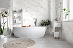 Аморантес / Amorantes (Global Tile) под белый мрамор с бежевыми прожилками