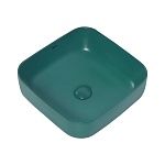 Раковина накладная ABBER Rechteck AC2211MBG темно-зеленая матовая-2