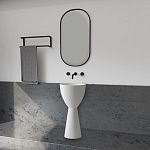 Раковина отдельностоящая ABBER Stein AS2507 белая матовая-3