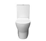 Унитаз-компакт LAPARET Accord с сиденьем микролифт белый с1-3