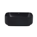 Раковина накладная ABBER Rechteck AC2211MB черная матовая-3