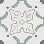 Гранит керамический 36155 SIROCCO GREEN FLOWER 22,3х22,3х0,9 см