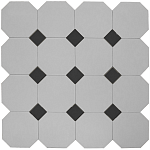 Фальш-октагон плитка-модуль под вставки 4.7*4.7 светло-серый (002) 60*60, Keramark