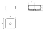 Раковина CREA 35 SQUARE-5