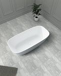 Ванна из искусственного камня ABBER Stein AS9612-1.7 белая матовая-3