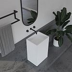 Раковина отдельностоящая ABBER Stein AS2503-H белая матовая-2