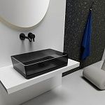 Раковина накладная прозрачная ABBER Kristall AT2803Onyx-2