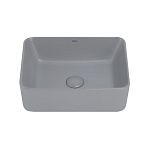 Раковина накладная ABBER Rechteck AC2213MG серая матовая-2