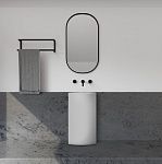 Раковина отдельностоящая ABBER Stein AS2506-H белая матовая-4